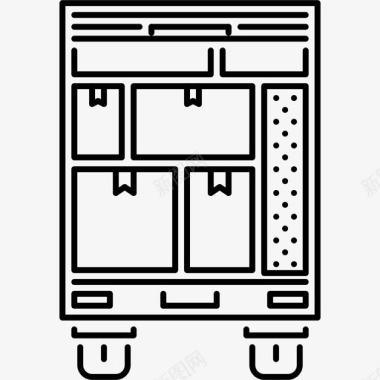 搬家搬家房地产房屋图标