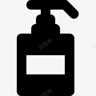 洗手液肥皂分配器化妆品洗手液图标