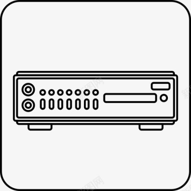 音响螺丝钉音频cd播放器音响系统图标