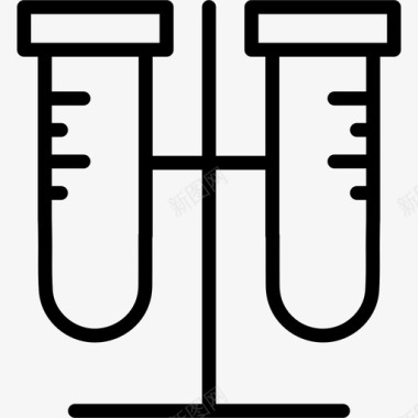 血液试管血液实验室图标