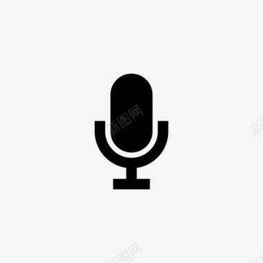 麦克风声音语音图标