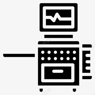 医用心率仪医生设备图标