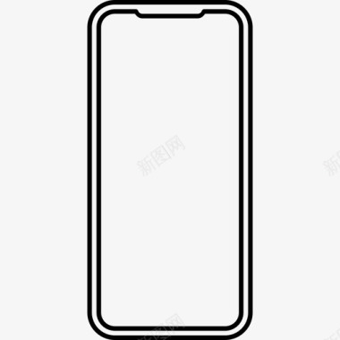 苹果iphonex10智能手机图标