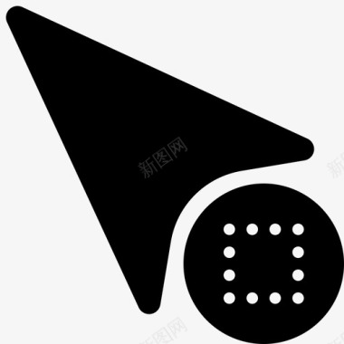 用户界面选择箭头应用程序绘图图标
