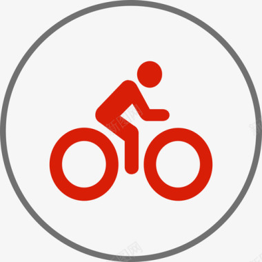 自行车步行自行车图标