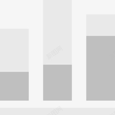 间隔柱堆叠柱图不可用图标