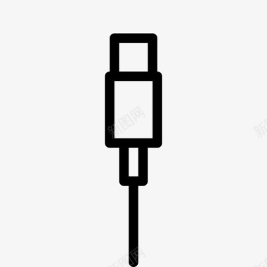 安全员C类usb类型c电缆类型c设备和连接图标