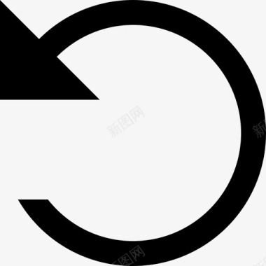 向左旋转向左旋转图标