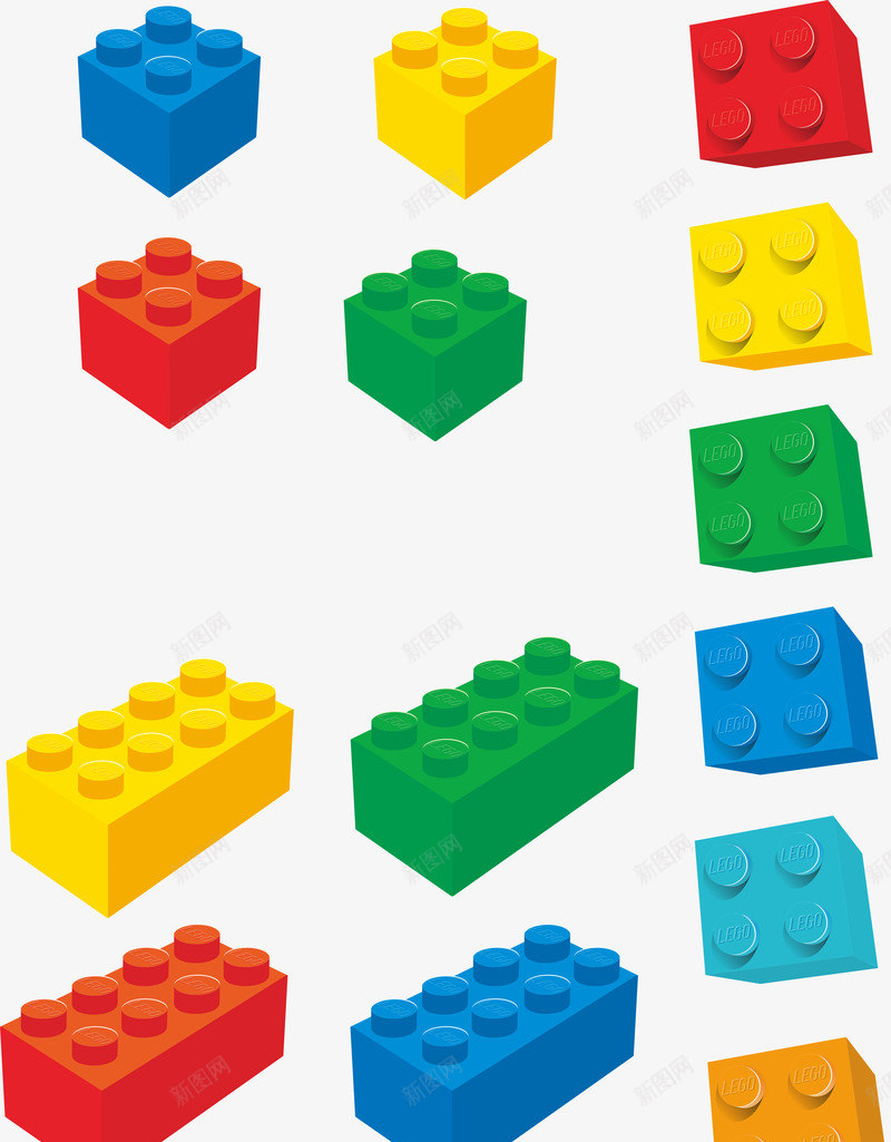 LEGO积木无8png免抠素材_88icon https://88icon.com 积木