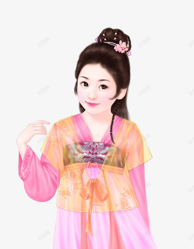 粉衣常服14岁正常l2png免抠素材_88icon https://88icon.com 粉衣 常服 正常