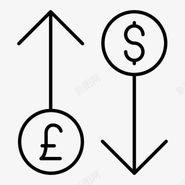 英镑现金货币银行现金图标