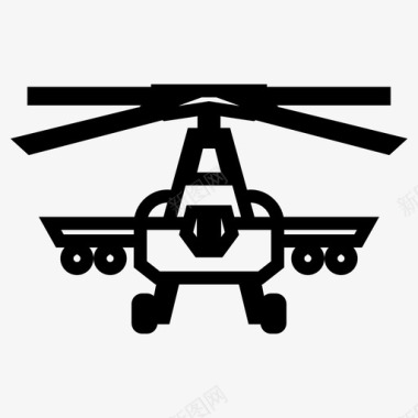 阿帕奇攻击直升机武装直升机图标
