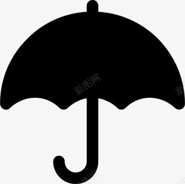 踏青节素材伞雨季节图标
