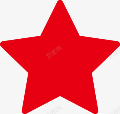 星星漂浮物星星红图标