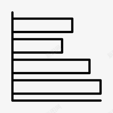 三层信息图表条形图图表信息图图标