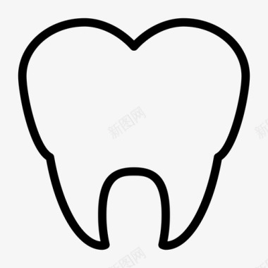 牙齿图标牙齿牙医磨牙图标