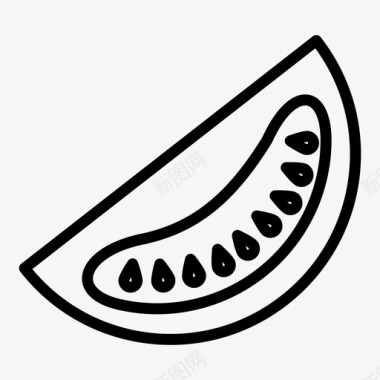 西瓜西瓜浆果食物图标