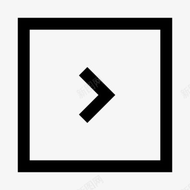 右框箭头插入符号迷你图标线图标最小的使用图标