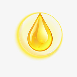 金色水滴油滴素材