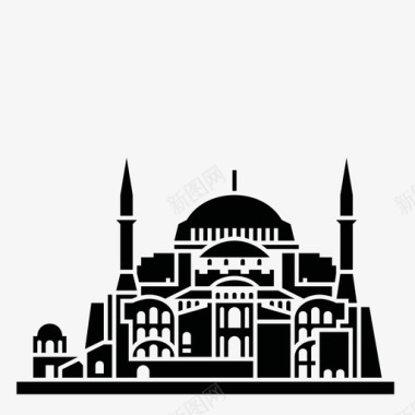 圣索菲亚圣母院东南伊斯兰教伊斯坦布尔图标