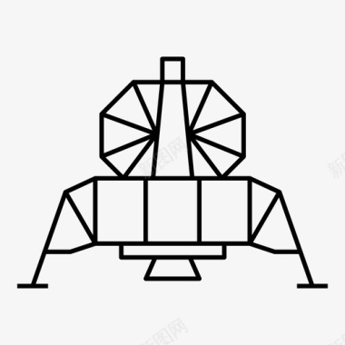 载人宇宙飞船阿波罗号指挥部csm图标