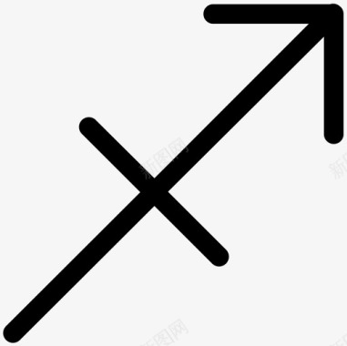 太极图案星座射手图标