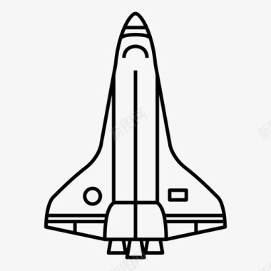 飞船矢量航天飞机载人可重复使用的飞行器图标