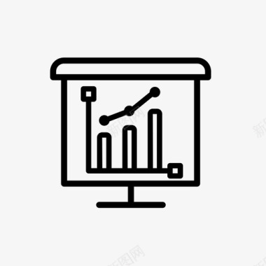 营销业务模板演示分析板图标
