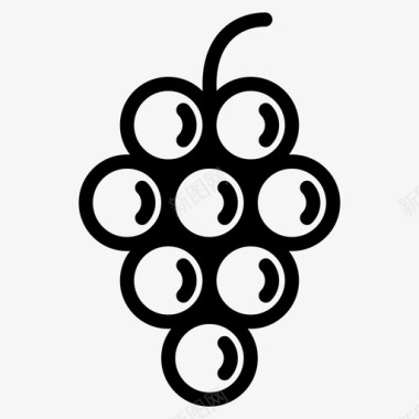 葡萄水果天然图标