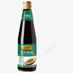 李锦记蒸豆豉油素材