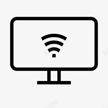 智能电视wifi大屏幕设备图标