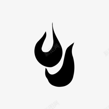 火焰图标火焰燃烧图标