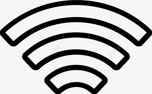 无人售货机wifi互联网连接互联网热点图标