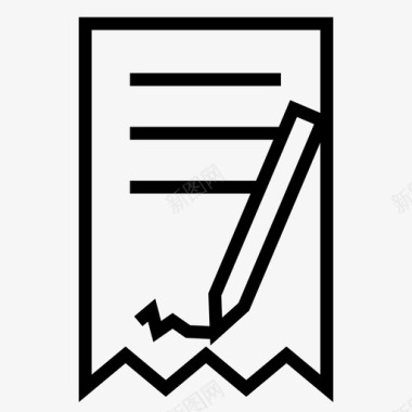 财务收据收据账单信用卡图标