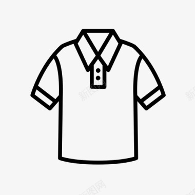 各种服装衣服图标下载马球衫衣服马球T恤图标