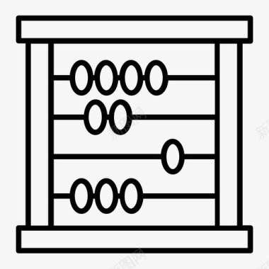 算盘盒子会计算盘金融图标