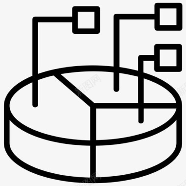 矢量数据图合集数据管理业务信息图数据分析图标