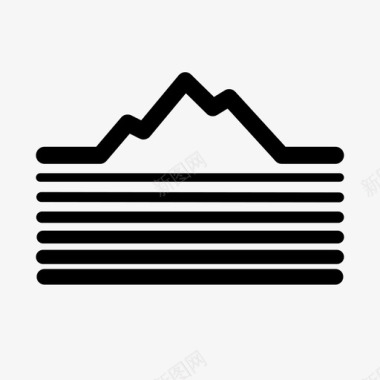 环山攀爬景观图标