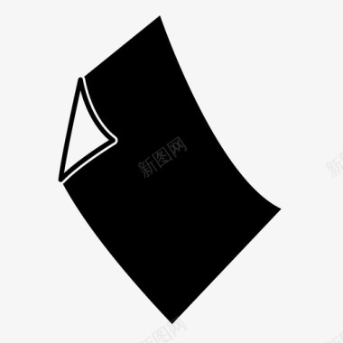 纸角折角折单折图标
