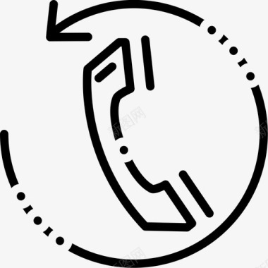 咨询电话回叫沟通咨询图标