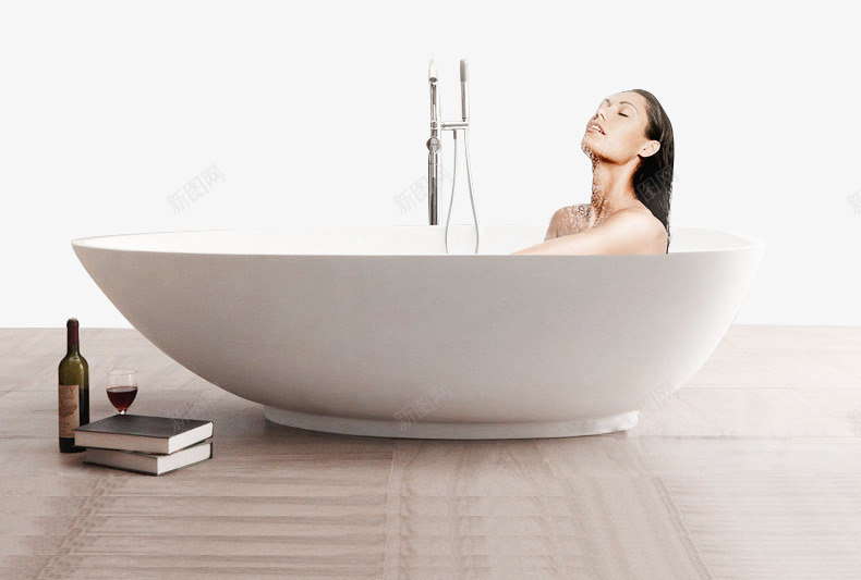 浴室浴缸png免抠素材_88icon https://88icon.com 浴室 浴缸