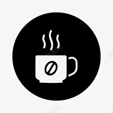 一杯咖啡黑咖啡咖啡酿造图标