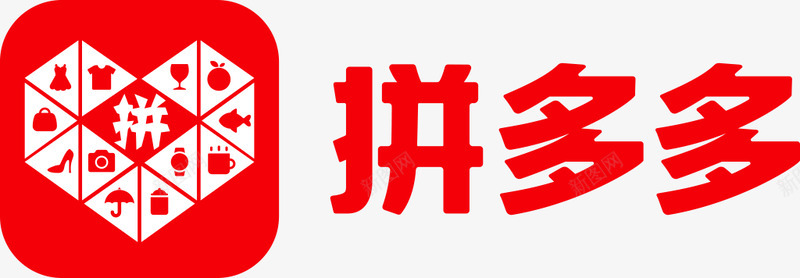 拼多多pddLOGOBJDSpng免抠素材_88icon https://88icon.com 多多 拼多多图标