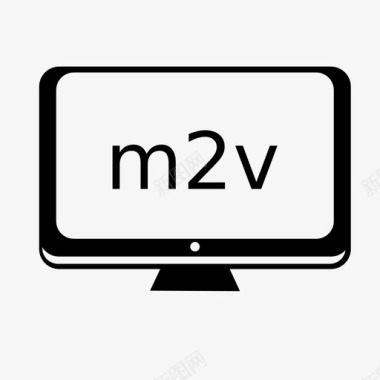 m2v文件格式监视器图标