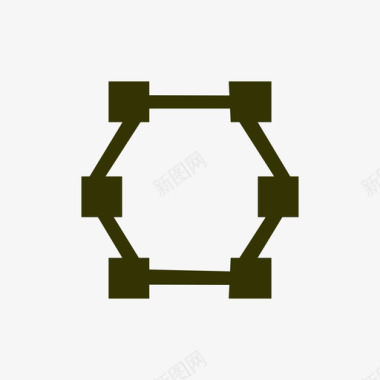 待评价icoico多边形28px图标