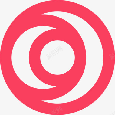 logo设计暂用同心圆logo07图标
