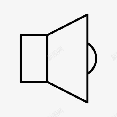 仓库货架图声音音频静音图标