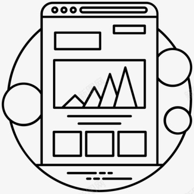 网页设计布局网页设计网页布局网页图标