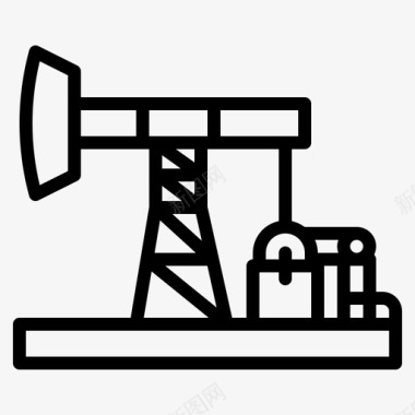 概述抽油机采油工业图标