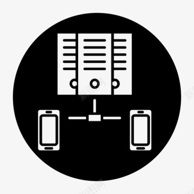 云服务器俺去数据中心云数据库数据服务器图标